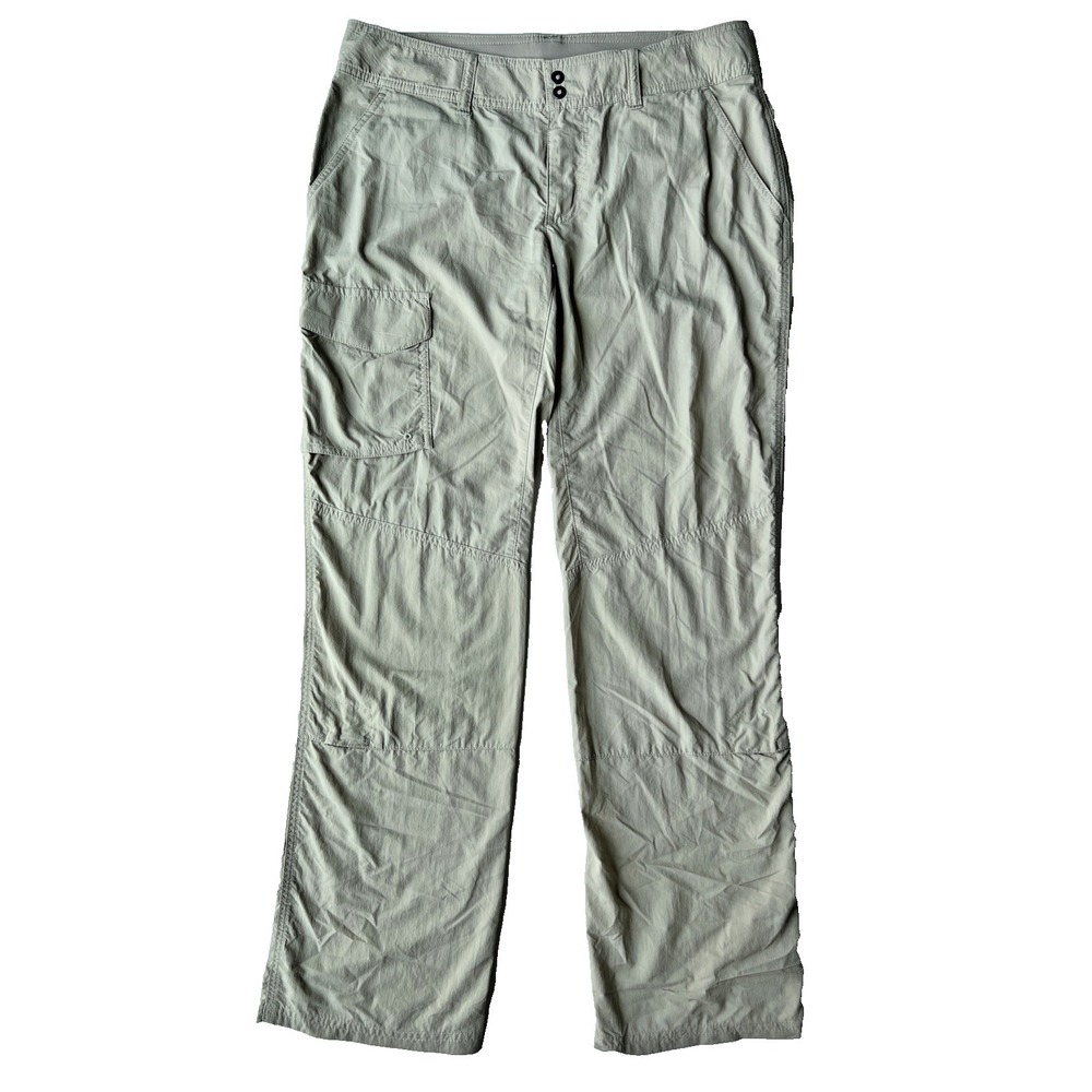 Columbia Pants Omni-Shade Rollup Womens 8 Short Tan Ripstop UPF Outdoors NEW NWT